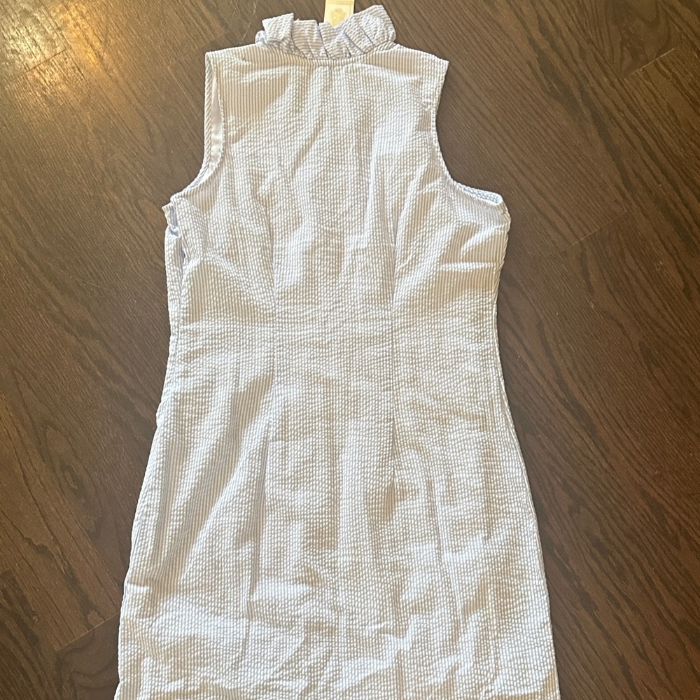 Mud Pie Blue and White Mini Dress - Picture 5 of 5